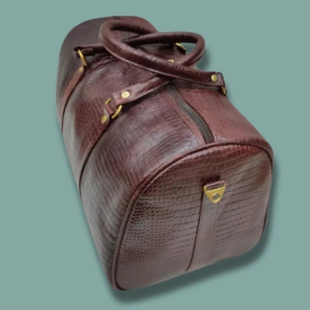 Starco Genuine Leather Duffle Bag 1 thumbnail 2