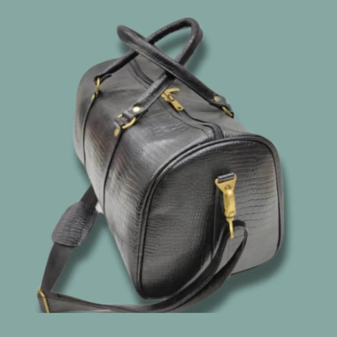 Starco Genuine Leather Duffle Bag 1 thumbnail 3