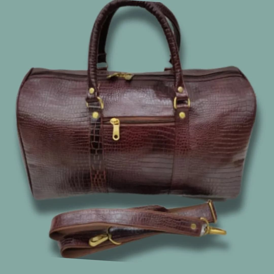 Starco Genuine Leather Duffle Bag 1 thumbnail 4