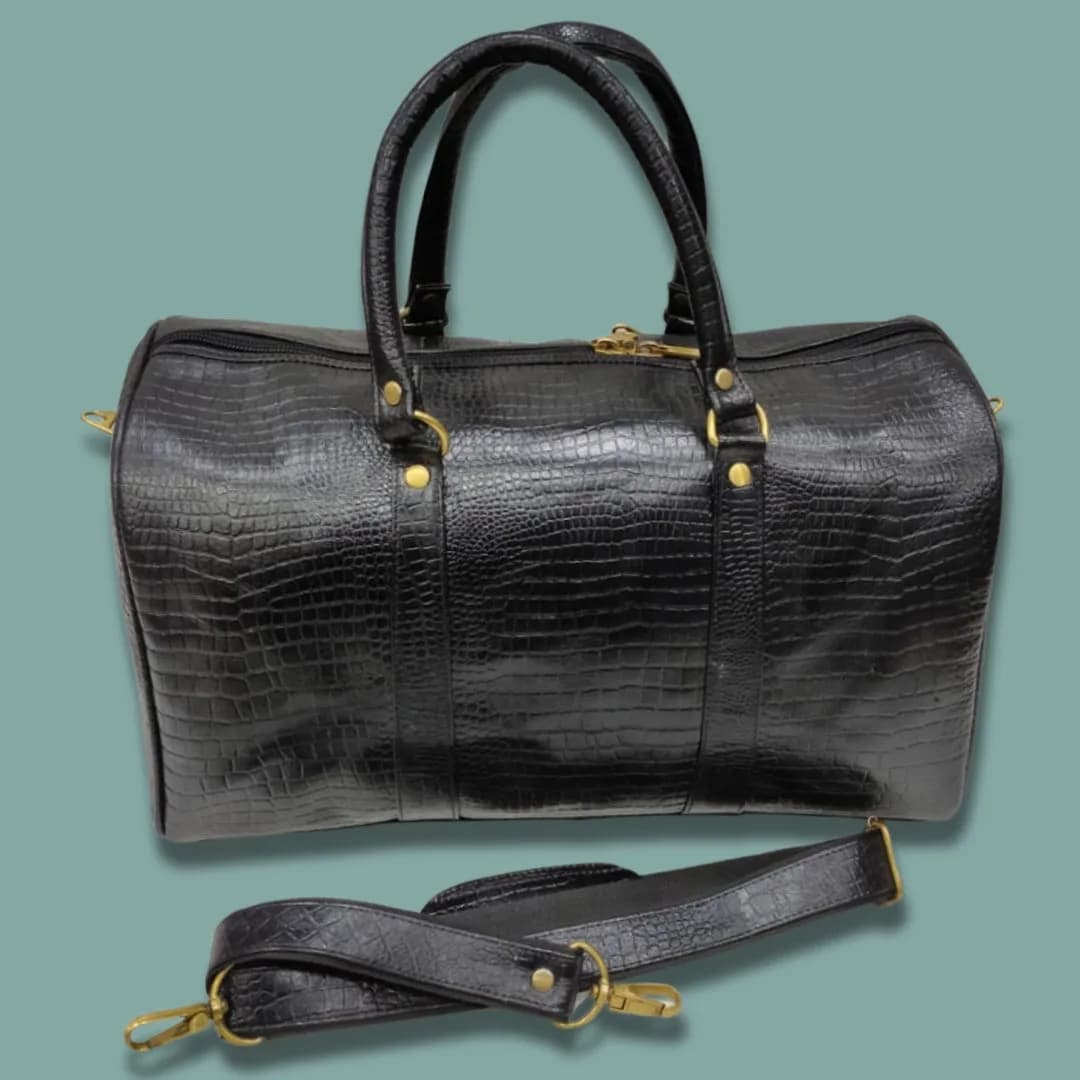 Starco Genuine Leather Duffle Bag 1 thumbnail 5