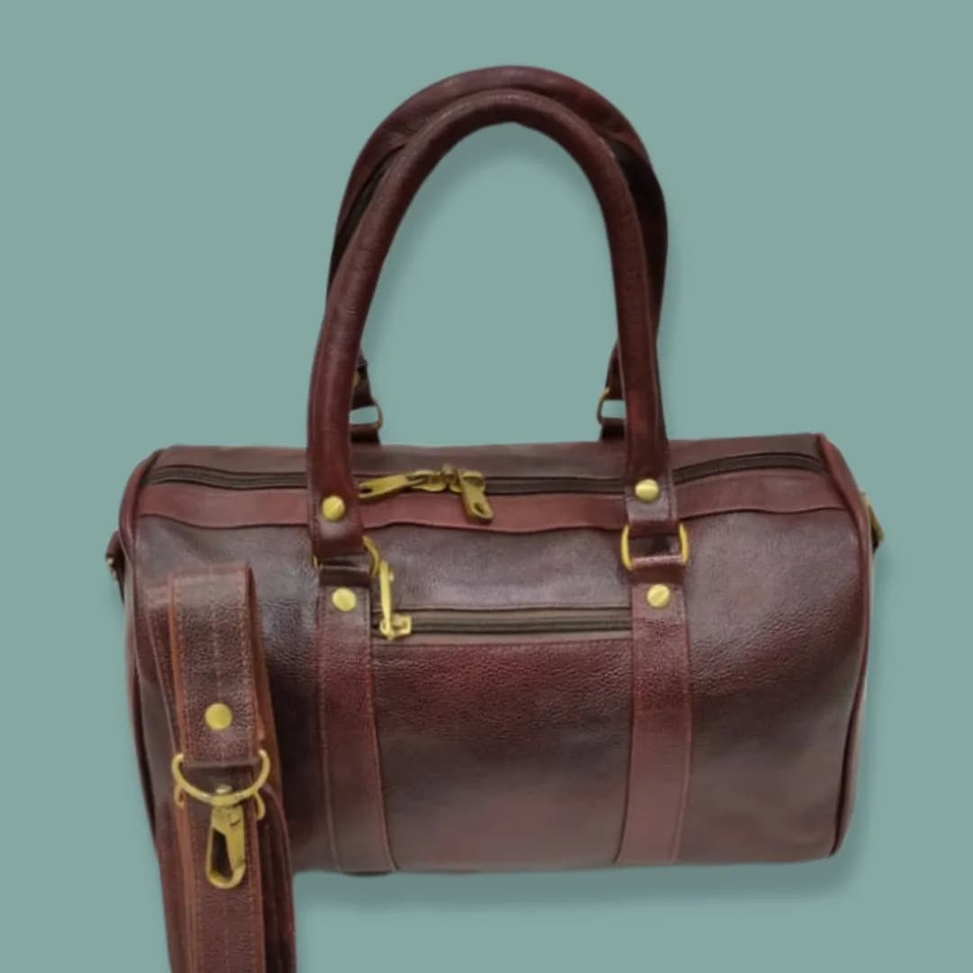 Starco Genuine Leather Duffle Bag 2 thumbnail 2