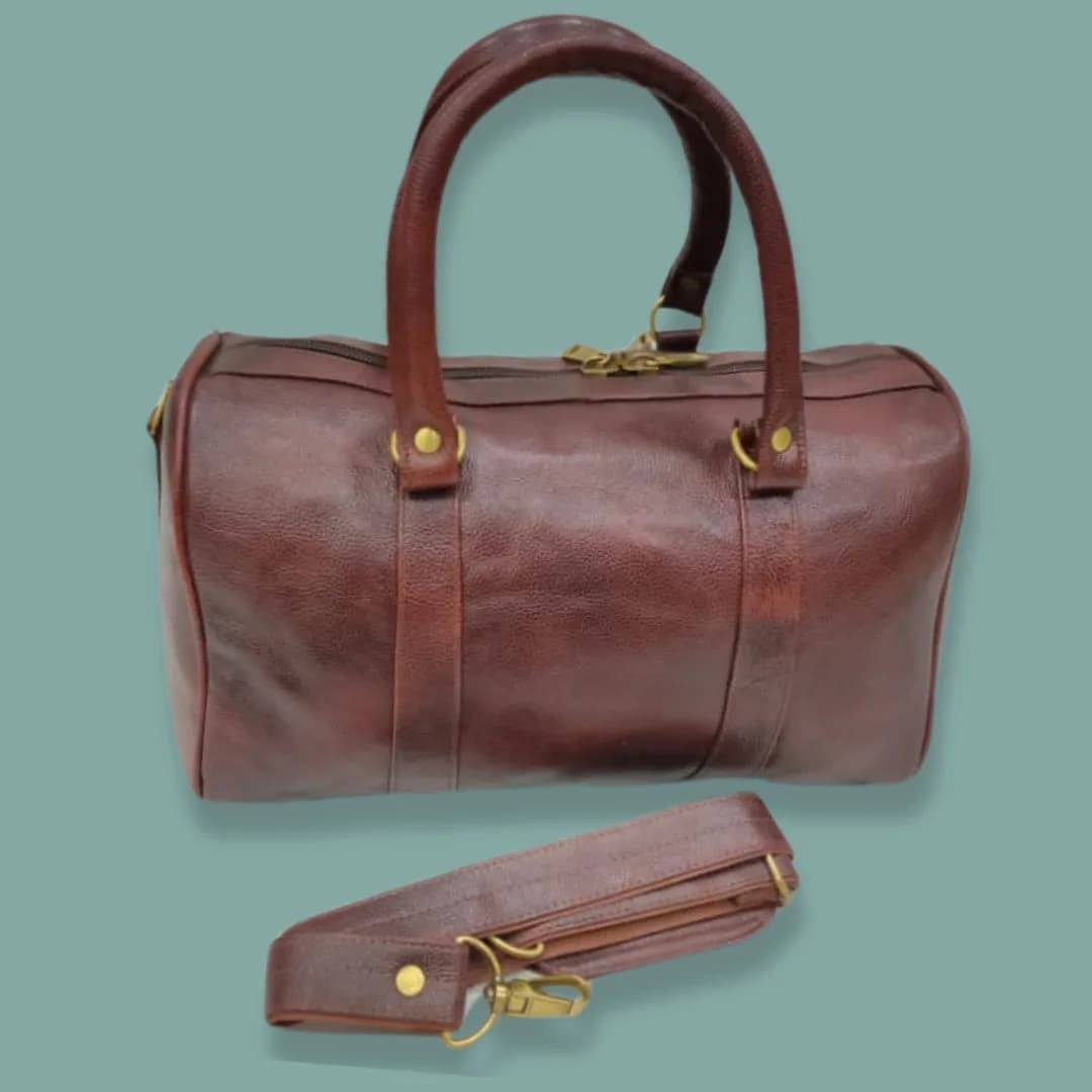 Starco Genuine Leather Duffle Bag 2 thumbnail 4