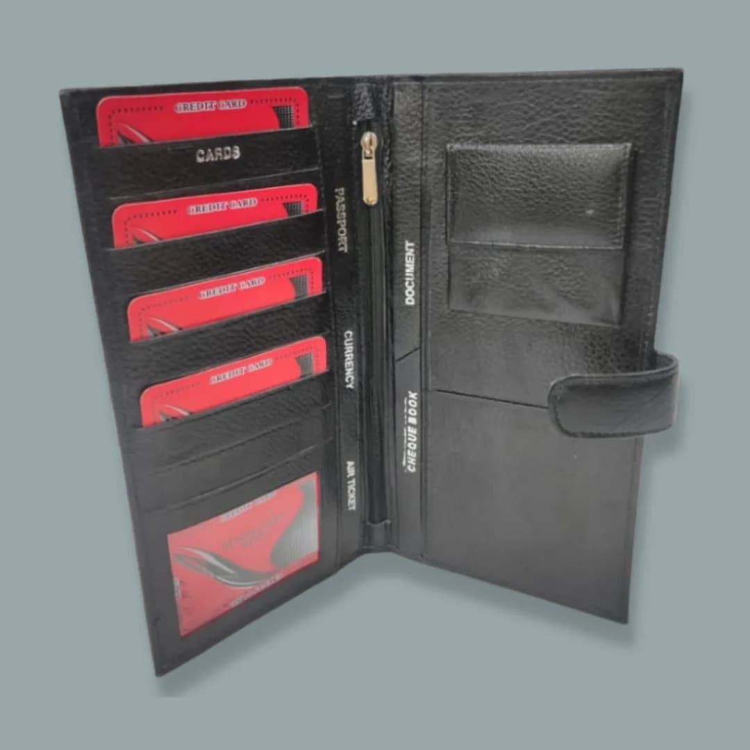 Starco Genuine Leather Travel Passport Cover-3 thumbnail 2