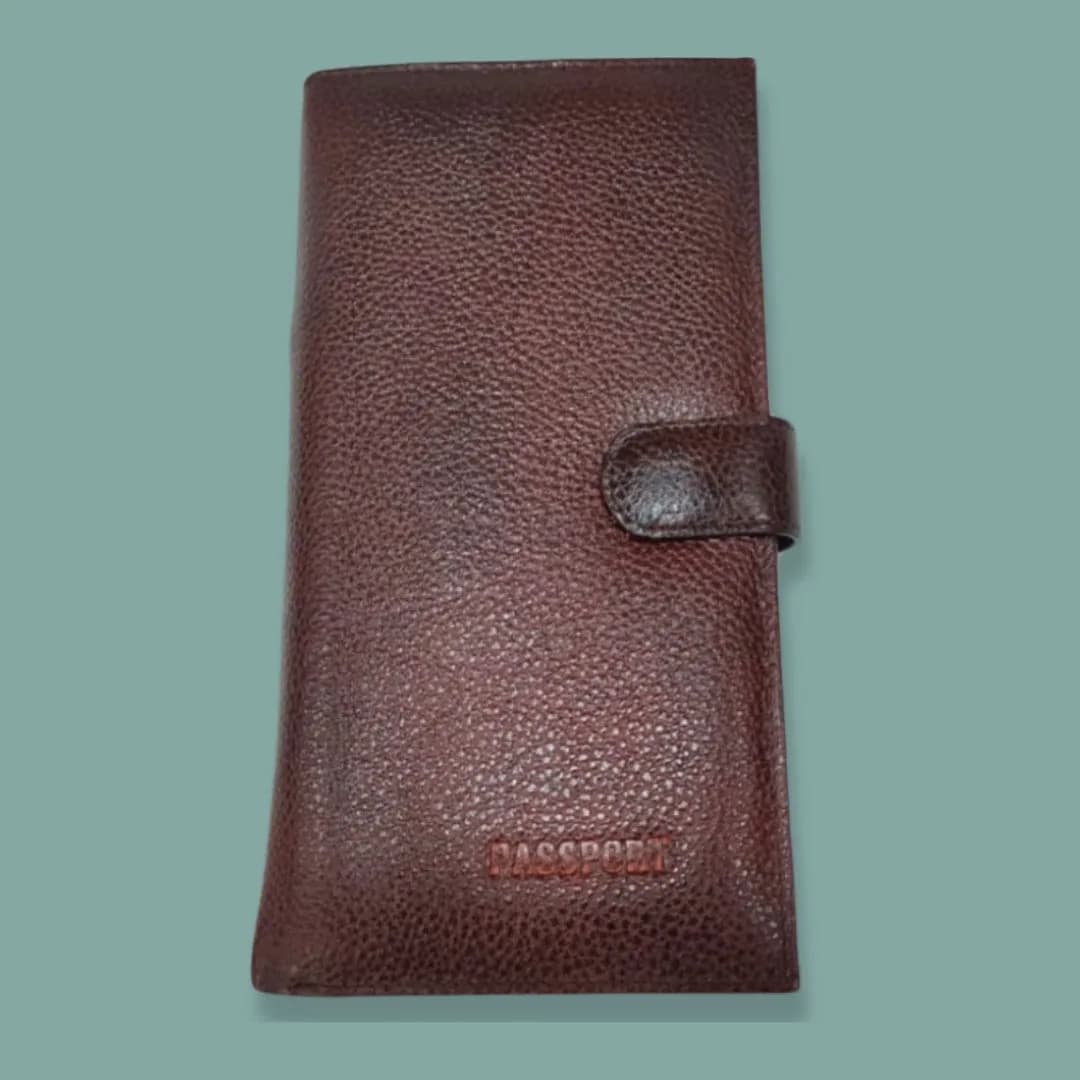 Starco Genuine Leather Travel Passport Cover -5 thumbnail 4