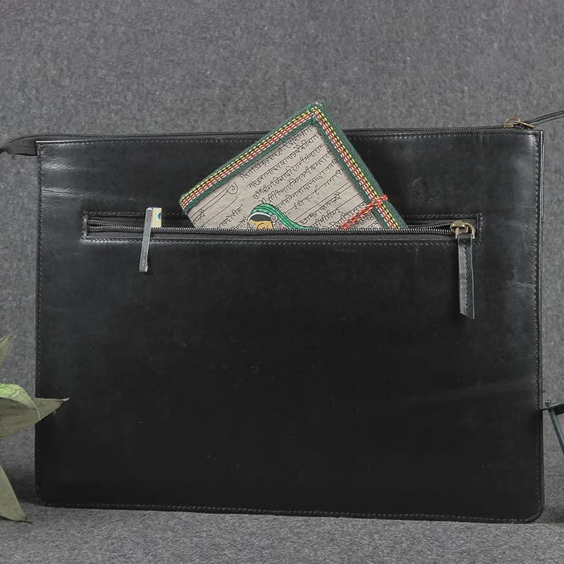 Stash Leather Sleeve Black thumbnail 4