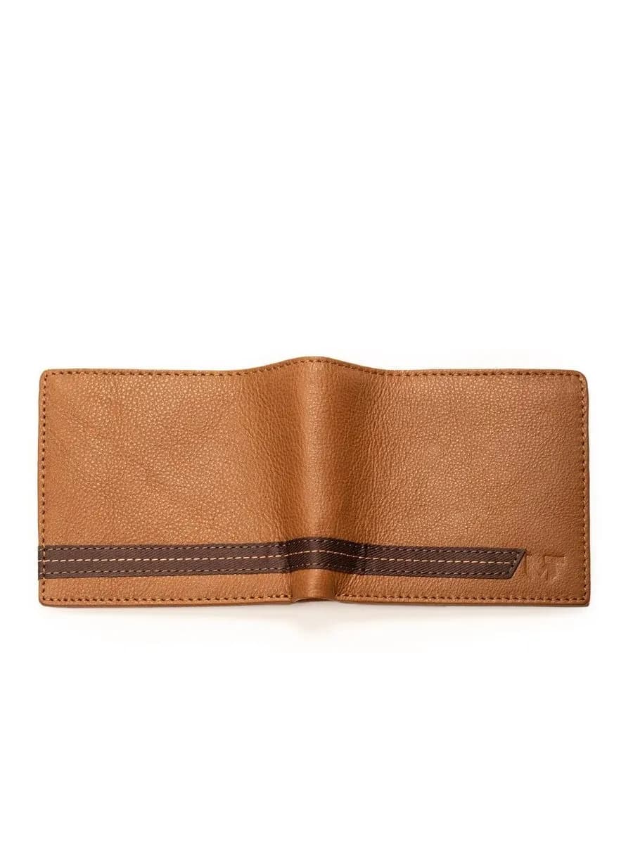 Stripe Brown Men's Wallet thumbnail 4