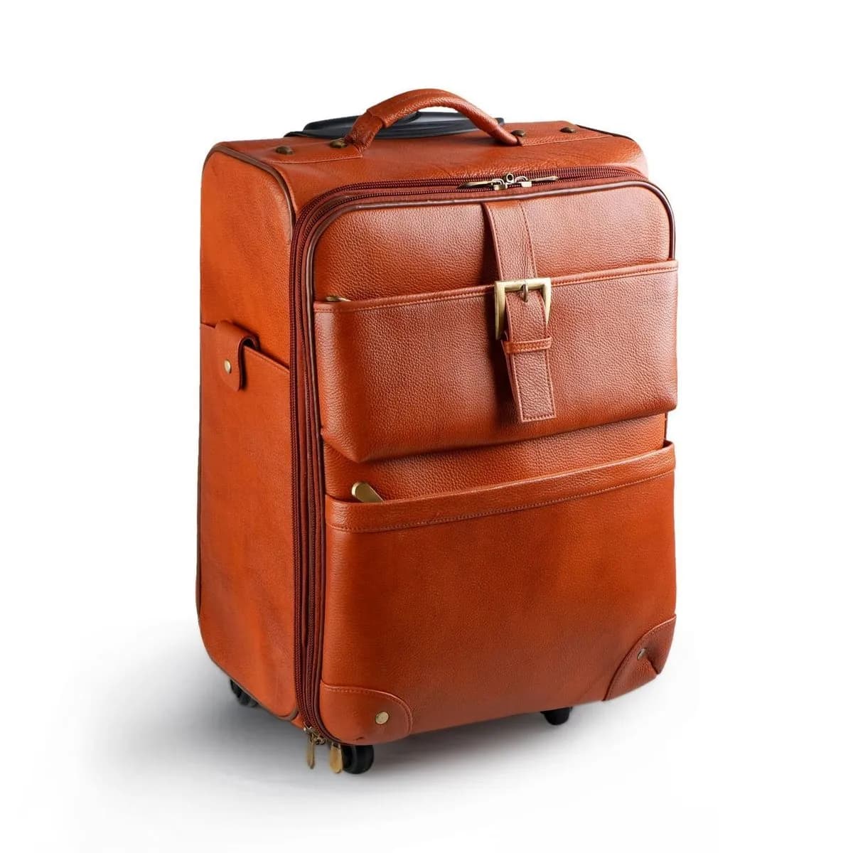 Tan Brown Cabin Trolley Suitcase thumbnail 3