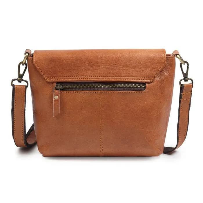 Women’S Mini Tan Satchel Purse thumbnail 10
