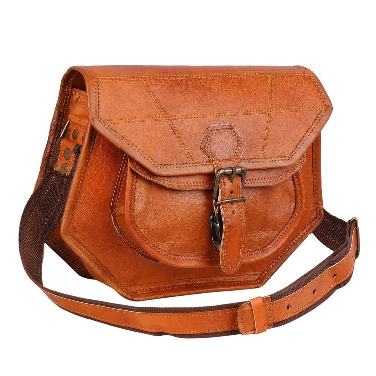 Women's Brown Real Leather Purse thumbnail 2