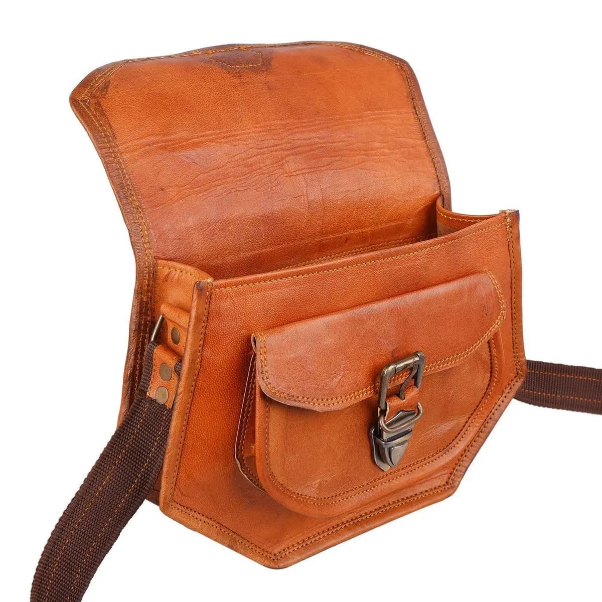 Women's Brown Real Leather Purse thumbnail 6