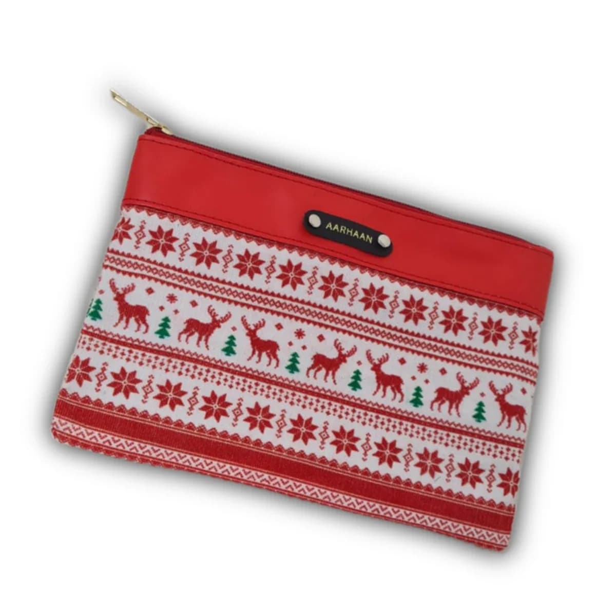 XMAS PU Personalised Pouch thumbnail 2