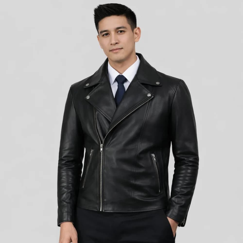 Yugveer Genuine Leather Jacket for Men