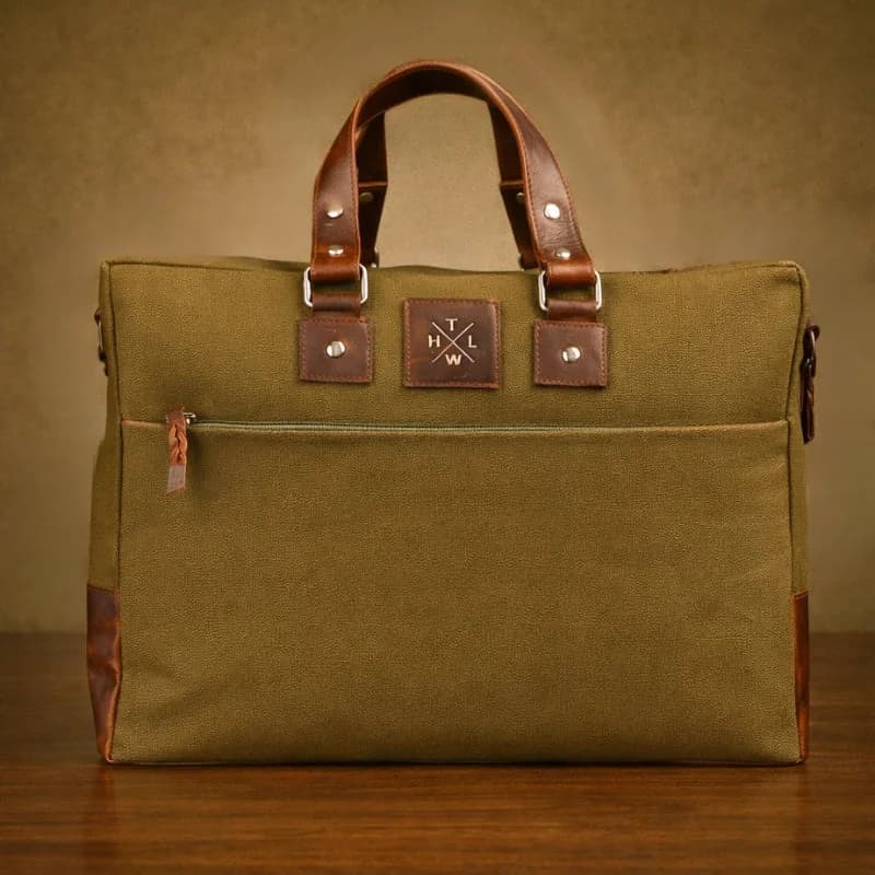 Breeze Canvas Laptop Bag