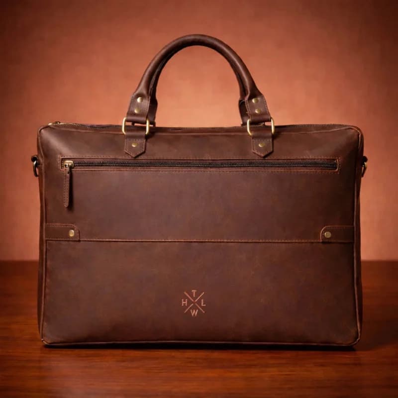 Executive Leather Laptop Bag