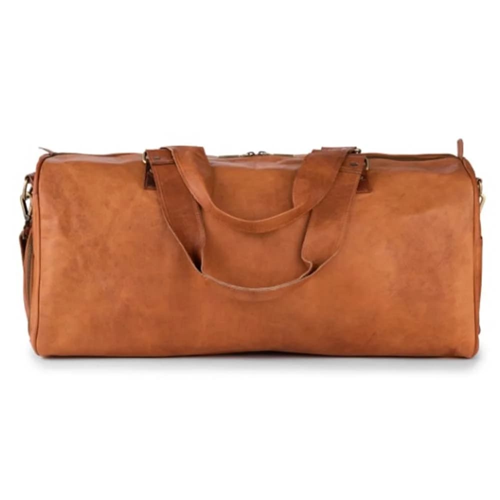 IndiFash leather duffle bag
