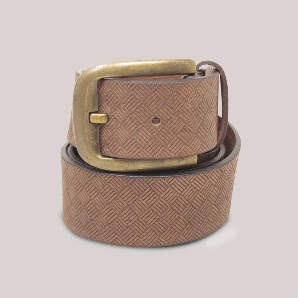 Kishan Genuine Leather Cowboy Belt for Men