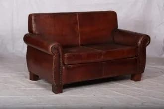 Leather Two Seater Sofa