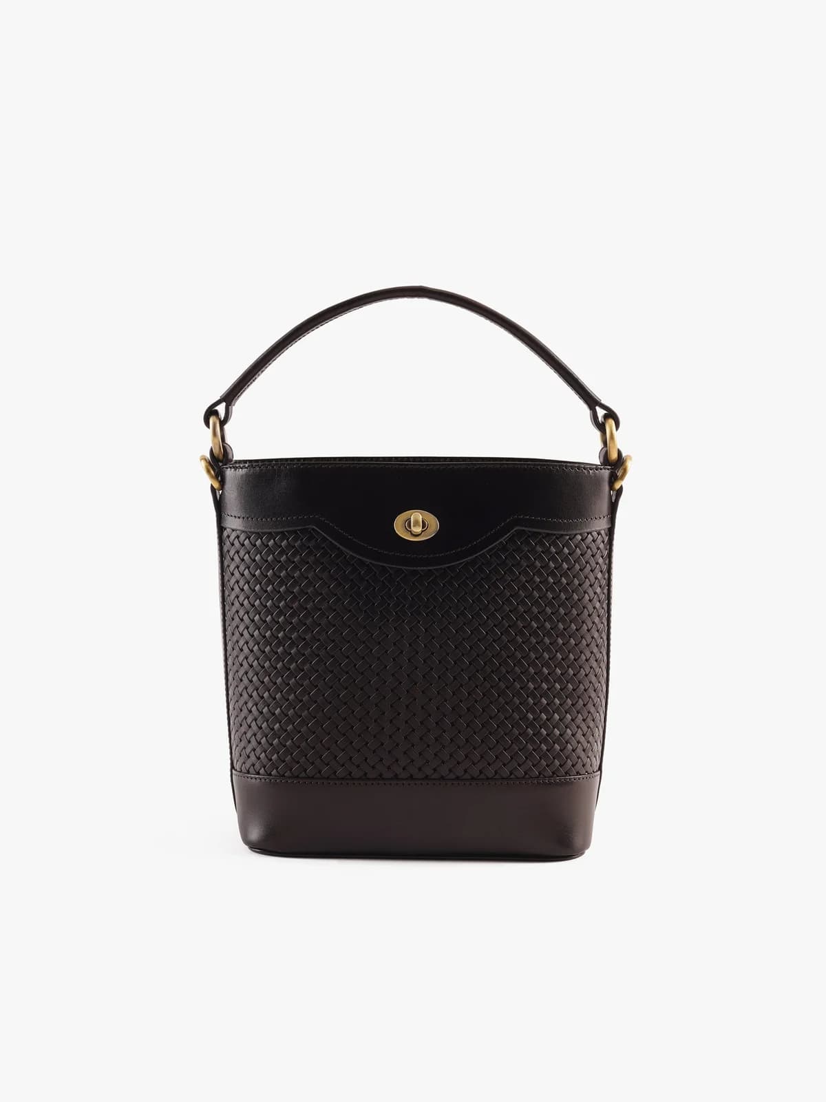 Portobello Bucket Bag (Warm Black)