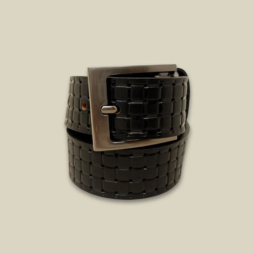 Rahi Mens Black Genuine Leather Formal & Casual Belt