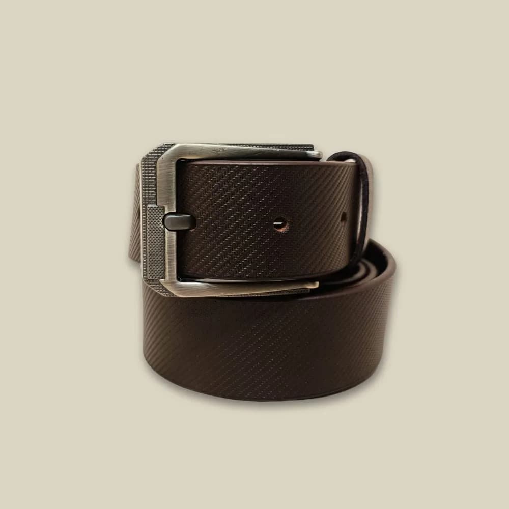 Shan AR Mens Brown Genuine Leather Formal & Casual Belt