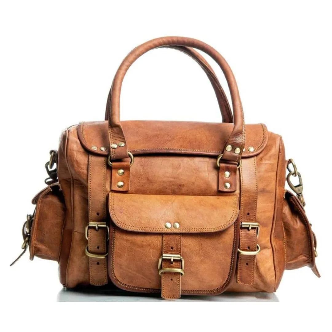 Walker Leather Office Travel Bag
