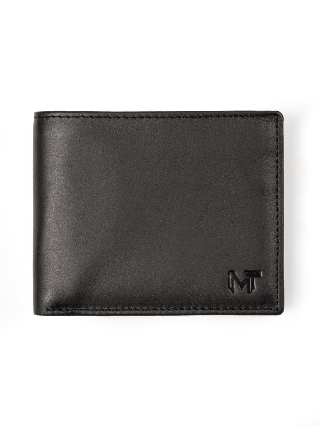 Wealth Ward Black Bi-Folded Wallet
