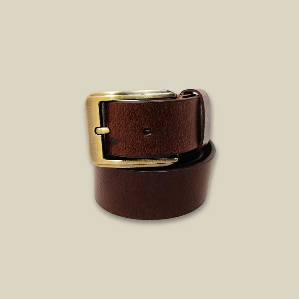 Zian AR Mens Brown Genuine Leather Formal & Casual Belt