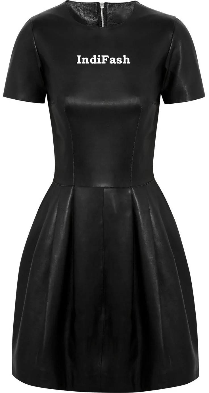 Womens Leather Dress - LD129