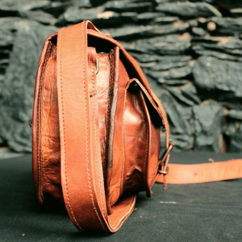 IndiFash - Crossbody Handcrafted Leather Sling Bag for Women | 100% Genuine Leather thumbnail 3