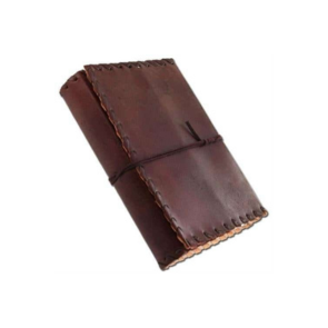 IndiFash - Plain Brown Shaded 7″5 Handcrafted Leather Journal/Diary 200 page | 100% Genuine Leather