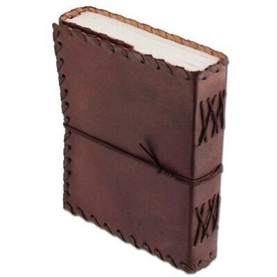 IndiFash - Plain Brown Shaded 7″5 Handcrafted Leather Journal/Diary 200 page | 100% Genuine Leather thumbnail 3