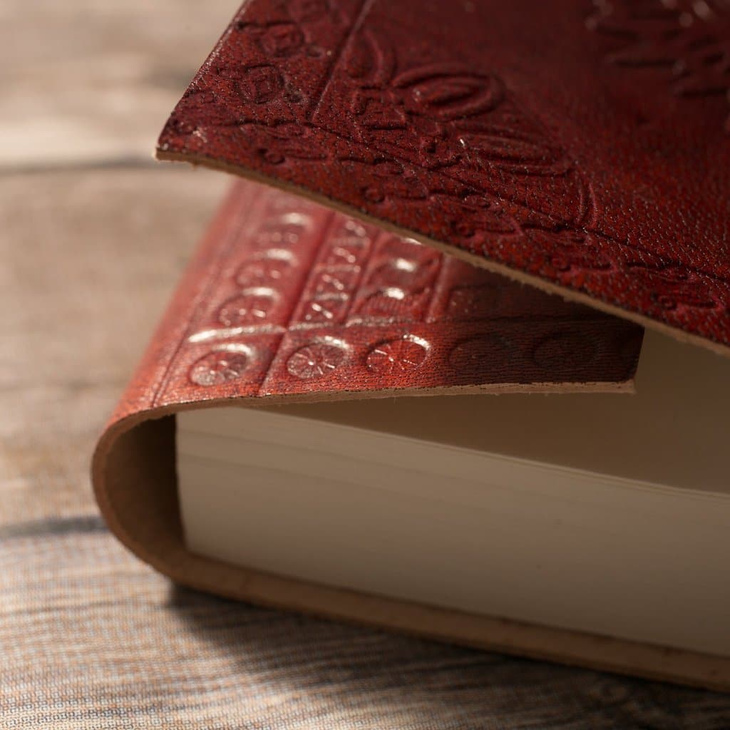 IndiFash - Vintage Beautiful Tree Embossed Unique Design 10″7 Handcrafted Leather Journal/Diary 200 page | 100% Genuine Leather thumbnail 7