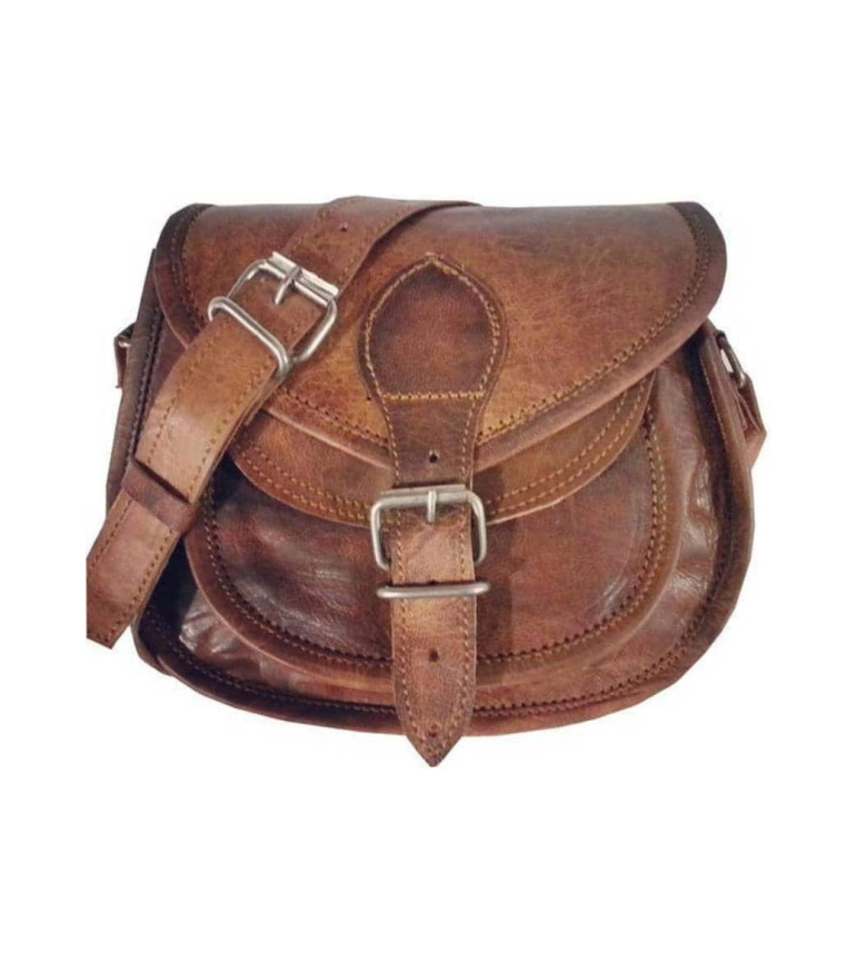 IndiFash - 9″7 Handcrafted Leather Women’s Sling Bag | 100% Genuine Leather