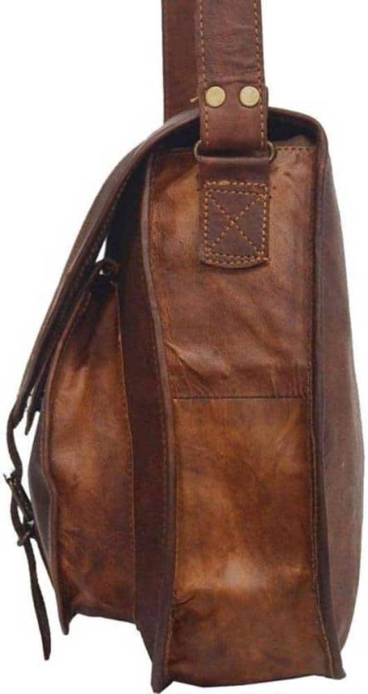IndiFash - 9″7 Handcrafted Leather Women’s Sling Bag | 100% Genuine Leather thumbnail 2