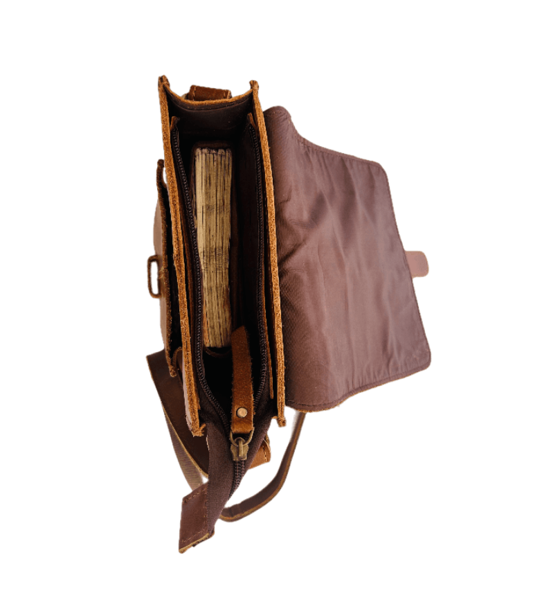 IndiFash - 9*11 Inch Leather Sling Bag | 100% Genuine Leather thumbnail 2