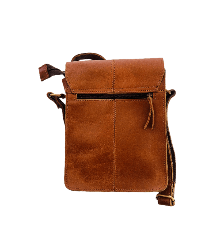 IndiFash - 9*11 Inch Leather Sling Bag | 100% Genuine Leather thumbnail 3