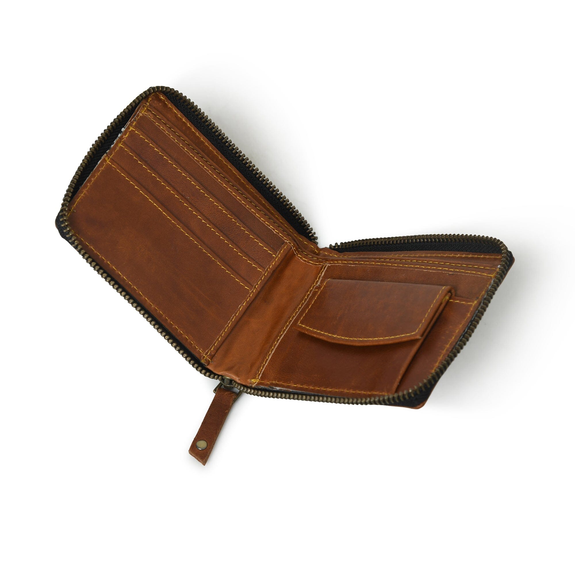 Adams Bi-Fold Wallet - Tan Brown thumbnail 5