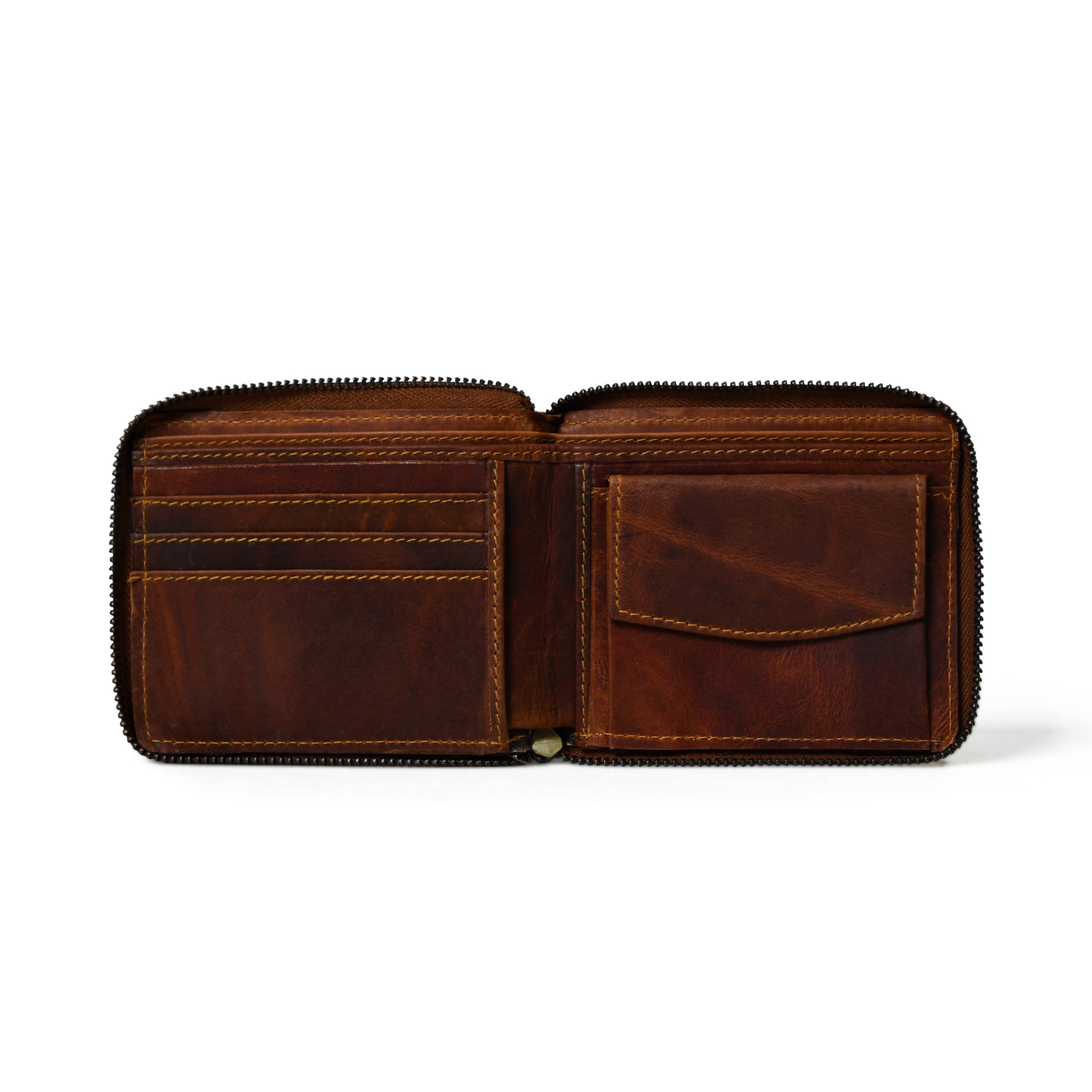 Adams Bi-Fold Wallet - Walnut Brown thumbnail 2