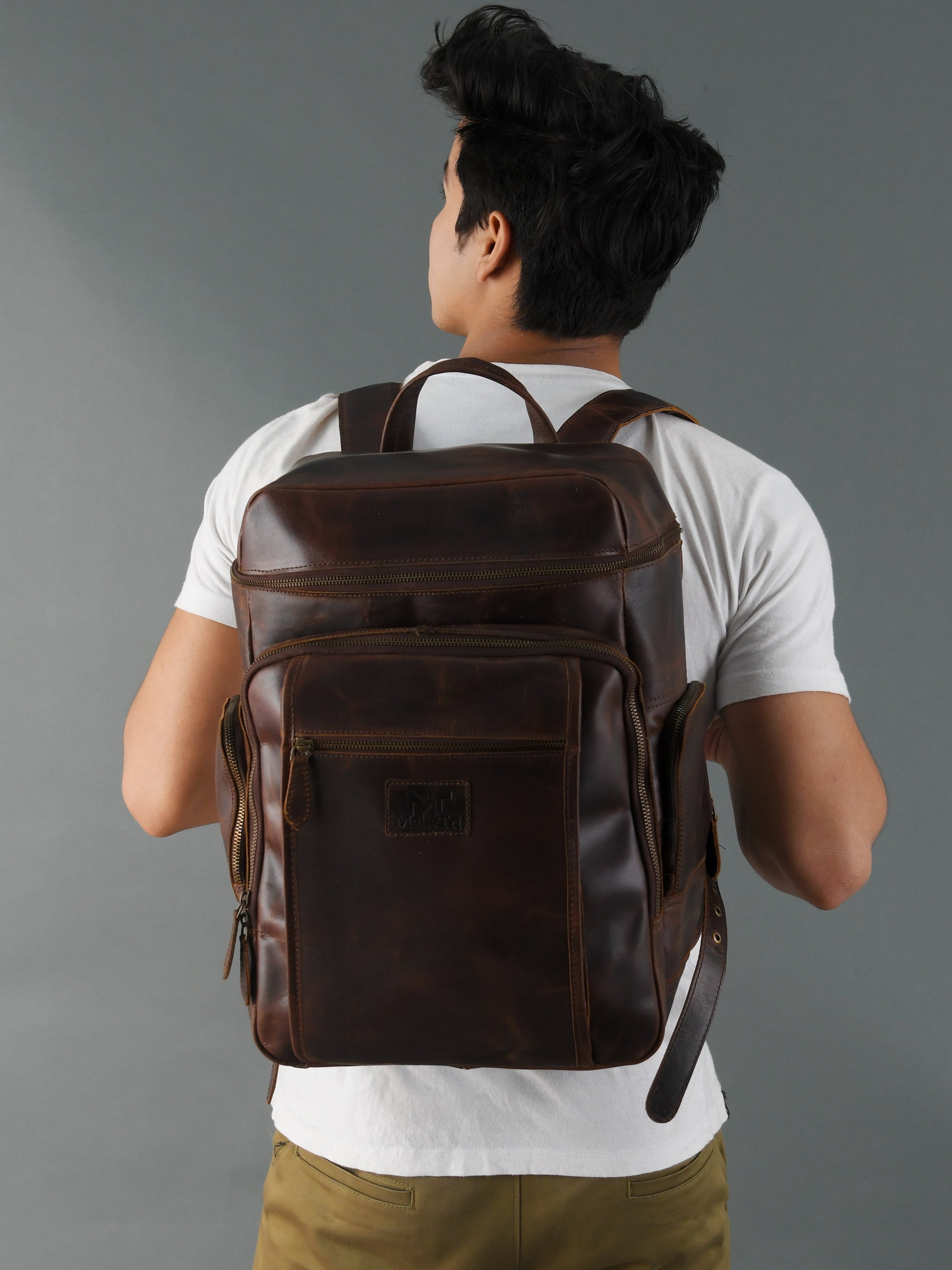 Alpha Brown Backpack thumbnail 4