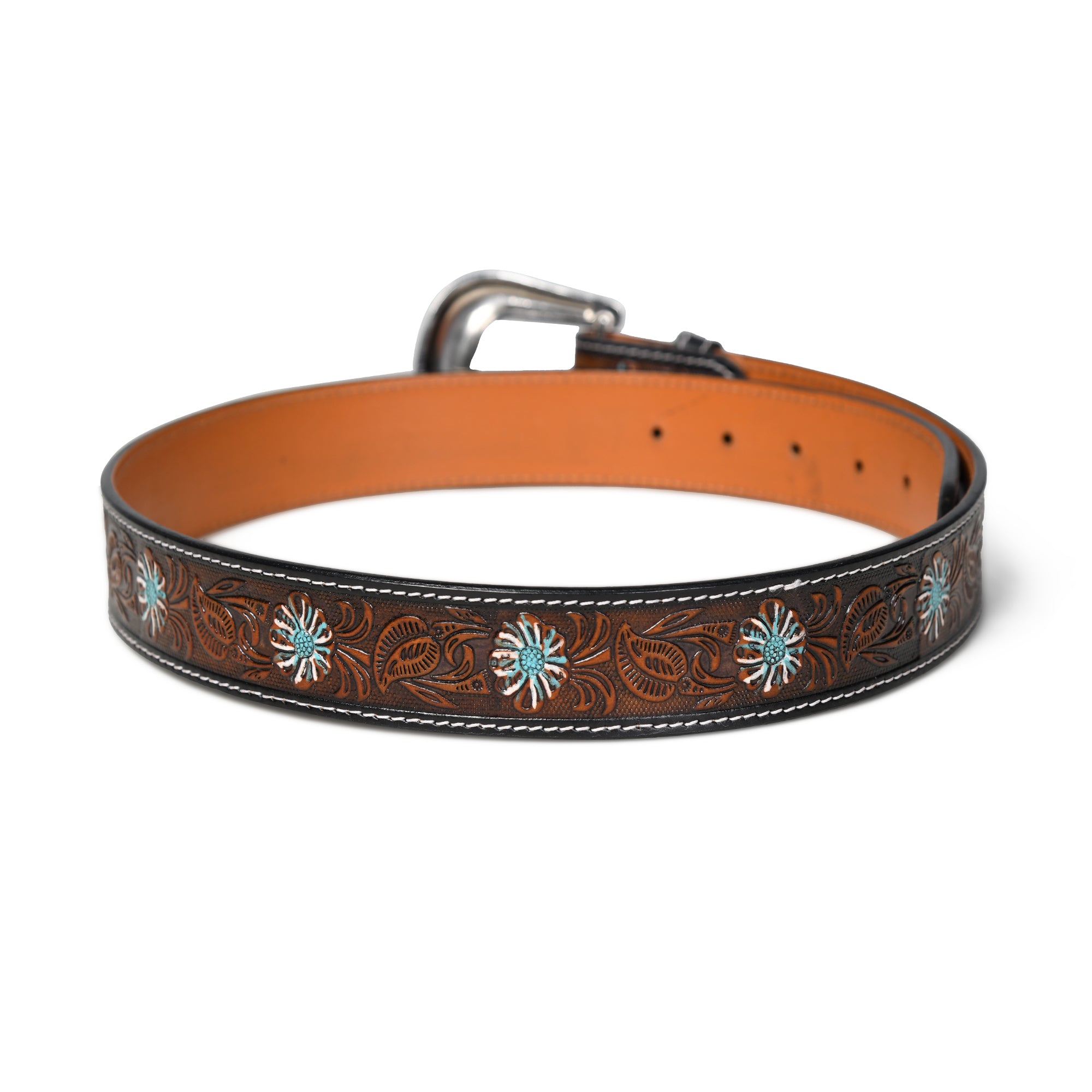 Antique Style Western Leather Belt thumbnail 28