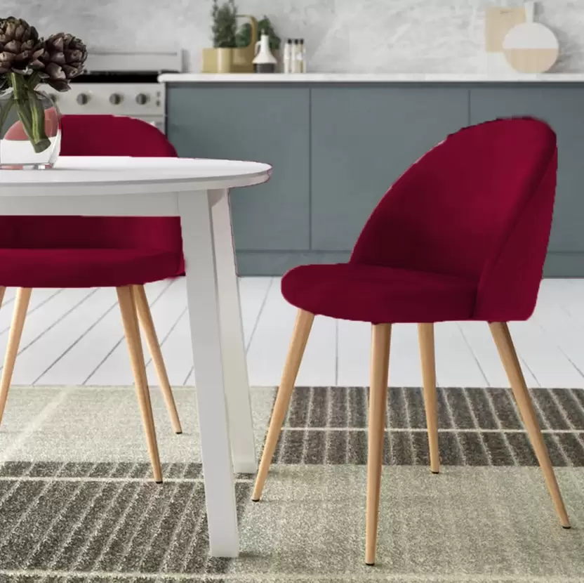 Bar Stools Modern Velvet Swivel thumbnail 2