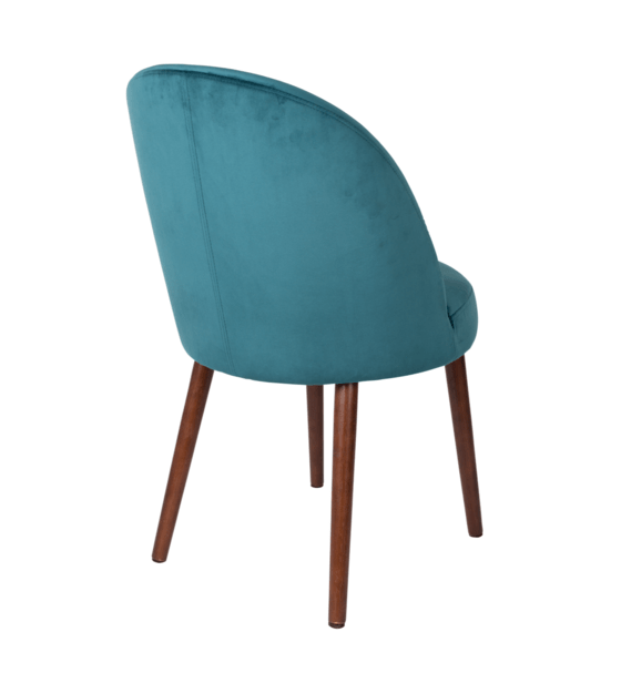 Bar Stools Modern Velvet Swivel petrol blue color thumbnail 5