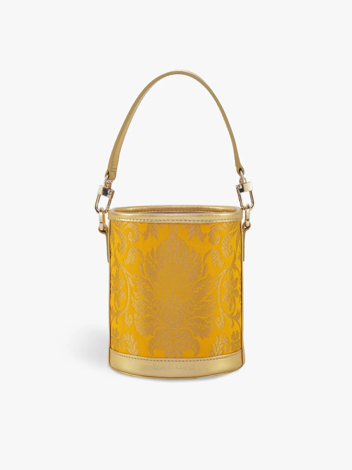 Barrel Potli (Marigold Brocade)