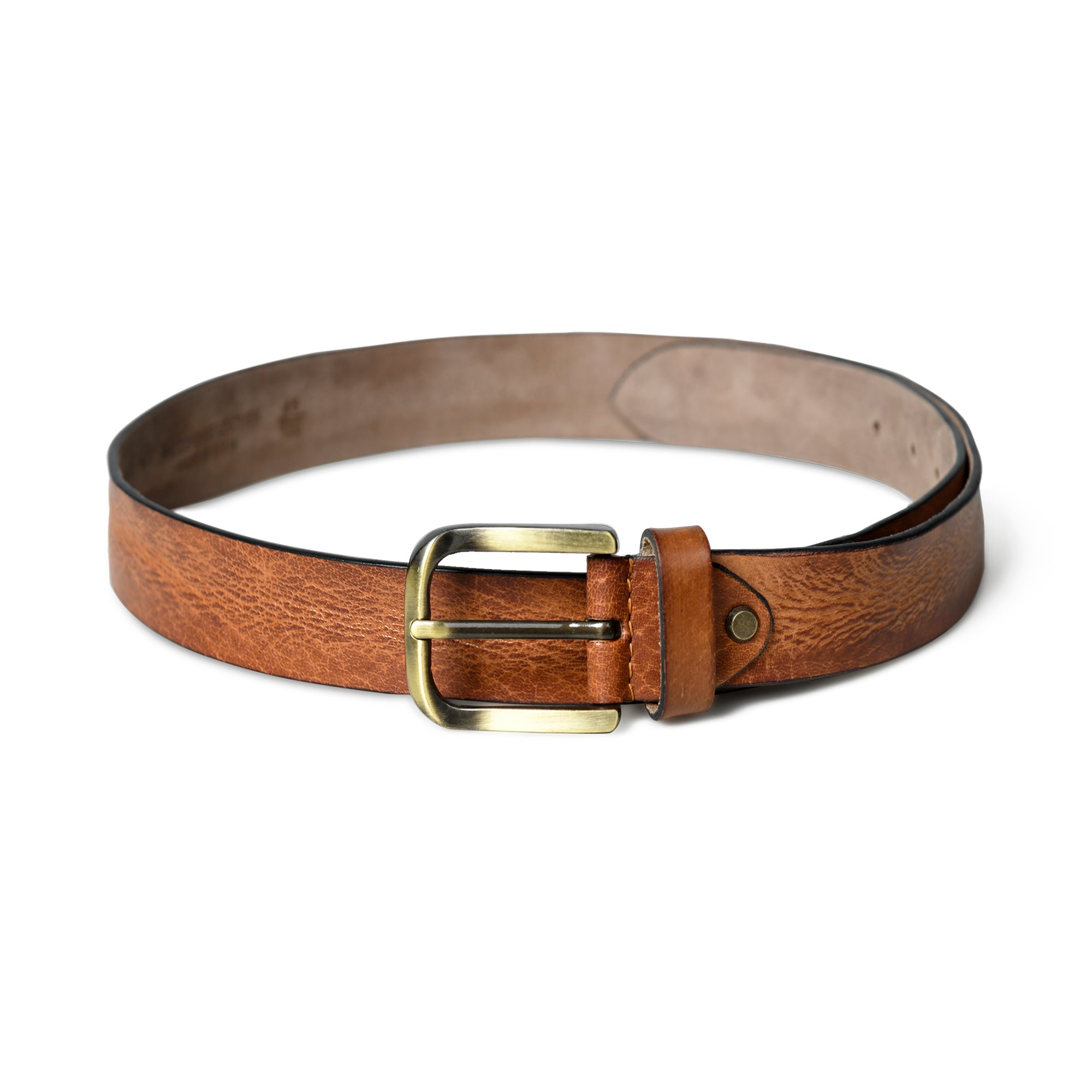 Formal Tan Leather Belt For Men thumbnail 27