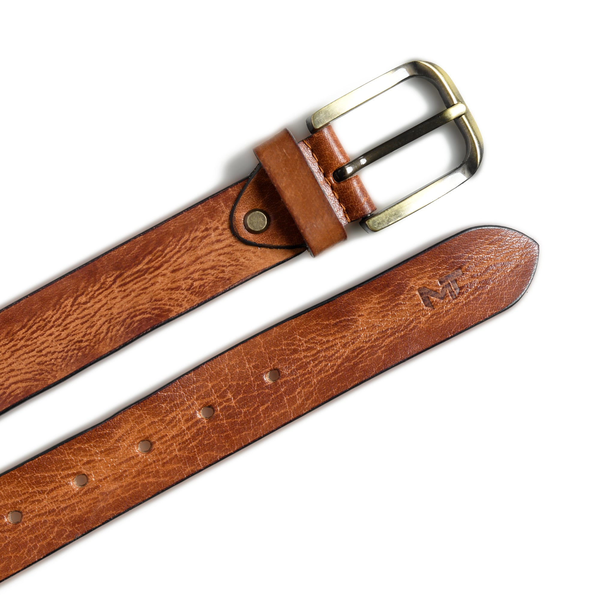 Formal Tan Leather Belt For Men thumbnail 30