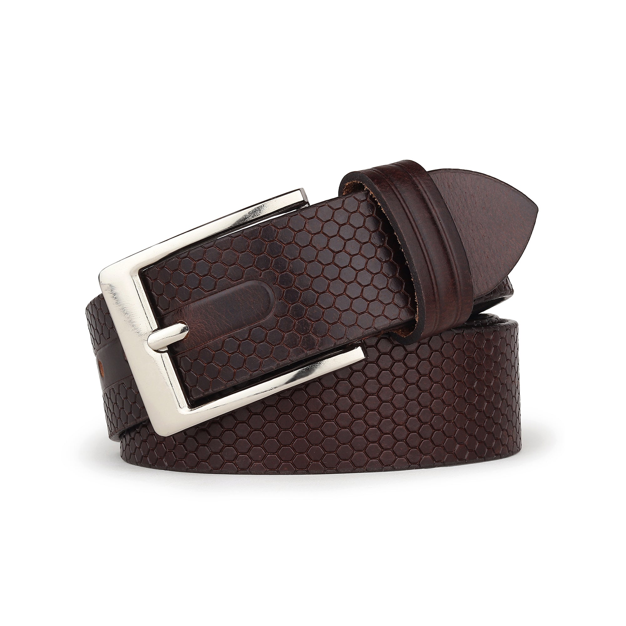 Bison Dark Brown Leather Belt thumbnail 16