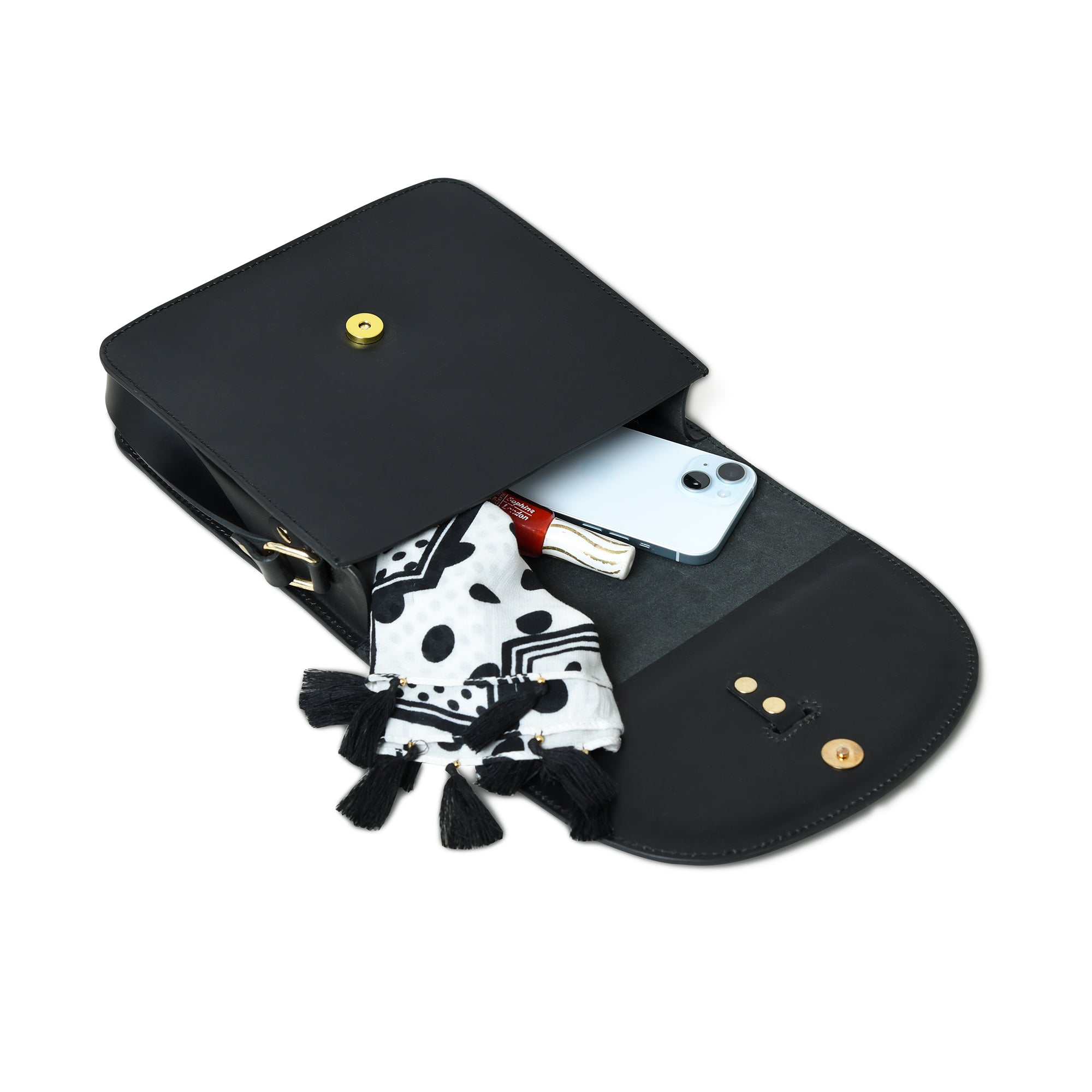 Black Elegance Crossbody Sling Bag thumbnail 7