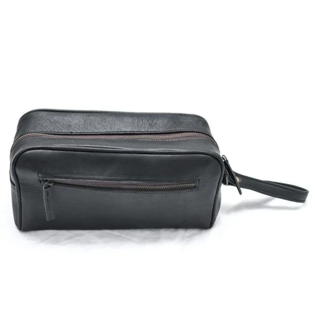 Twin Section Toiletry - Black
