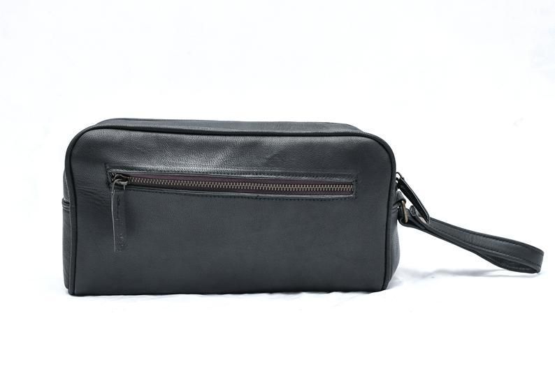 Twin Section Toiletry - Black thumbnail 7