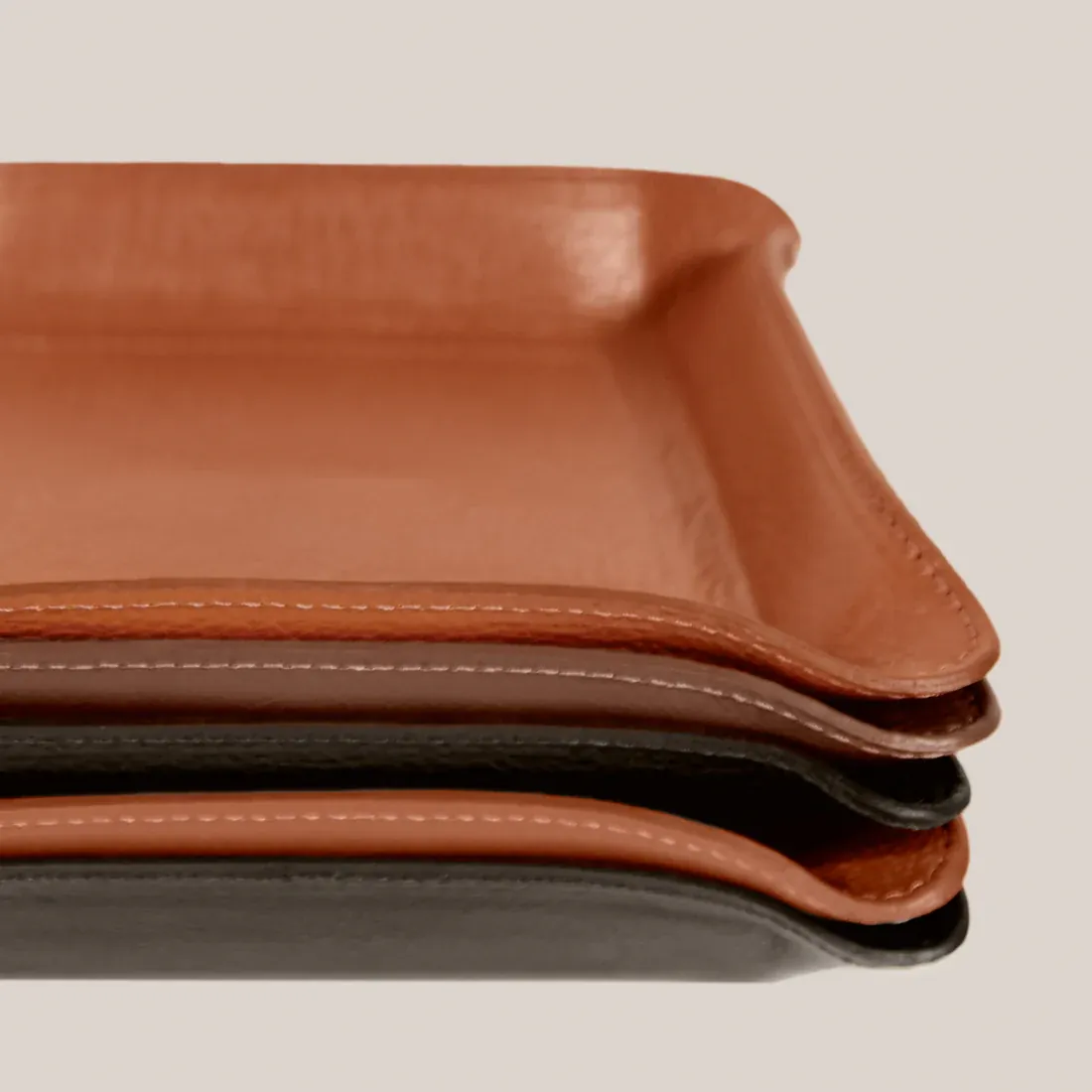 Black Leather Valet Tray thumbnail 5